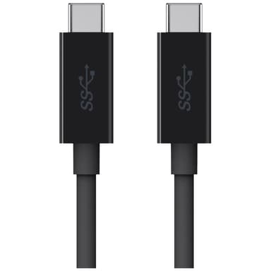 Belkin USB-A til USB-C kabel 1 m (sort) - Elkjøp