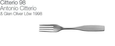 Iittala citterio 98 dessertgaffel 17 cm 6stk
