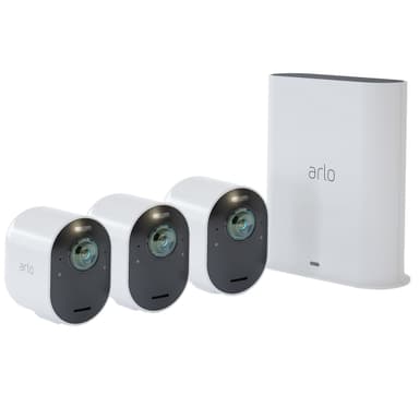 Arlo Ultra 4K trådløst overvåkningssystem (3-pakning)