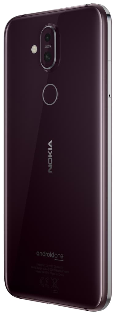 Nokia 8.1 smarttelefon (jern/stål)