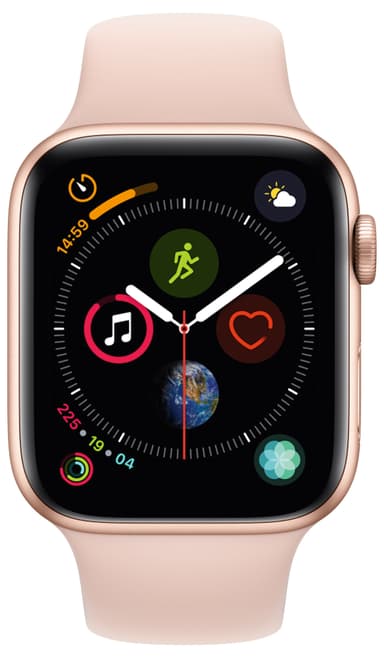Apple Watch Series 4 44 mm (gull alu/sandrosa sport loop)