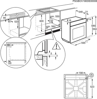 Electrolux stekeovn EOP601X