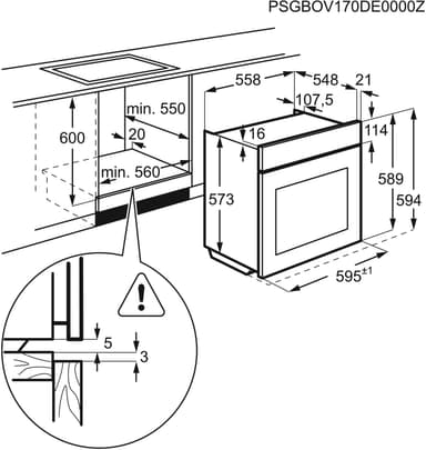 Electrolux stekeovn EOP601X