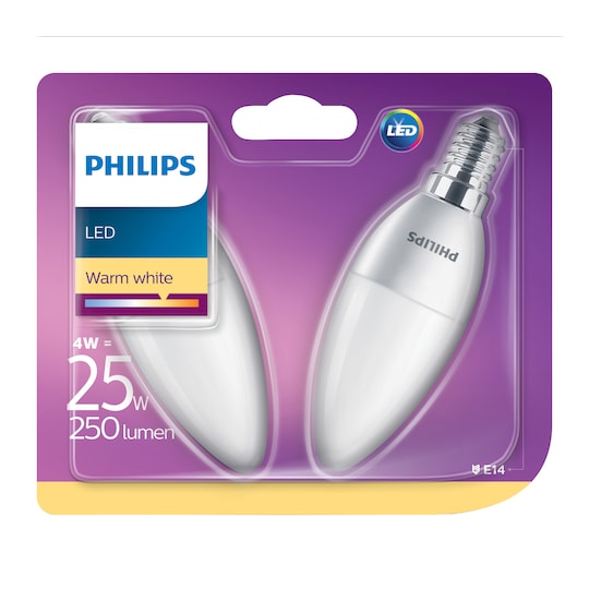 Philips Warm hvit LED lyspære 8718696475201