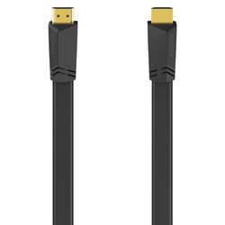 Hama High Speed flat HDMI-HDMI-kabel (3 m)