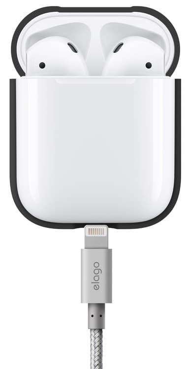Elago AirPods silikondeksel (sort)
