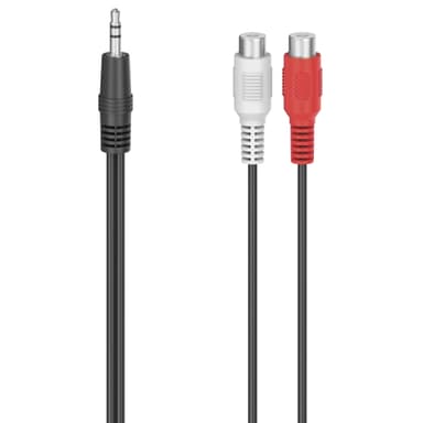 Hama lydadapter (2 x  RCA innganger- 3.5mm jack-plugg)
