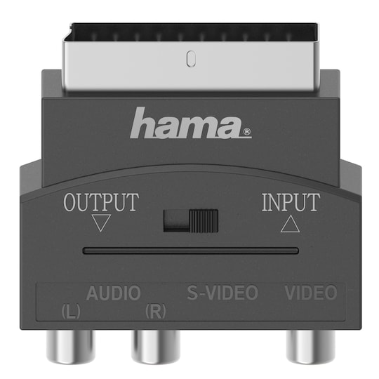 Hama 3 stk. RCA og S-Video Scart adapter