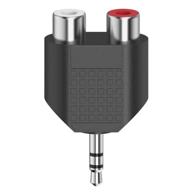 Hama lydadapter (2 x RCA-innganger- 3.5mm jack)
