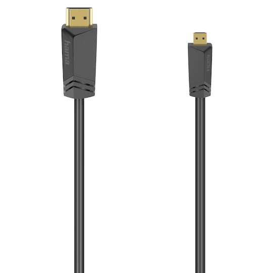 Hama HDMI A til HDMI Micro D-kabel Ethernet (1,5 m)