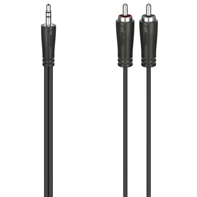 Hama 3,5 mm - 2 stk. RCA lydadapterkabel (1,5 m)