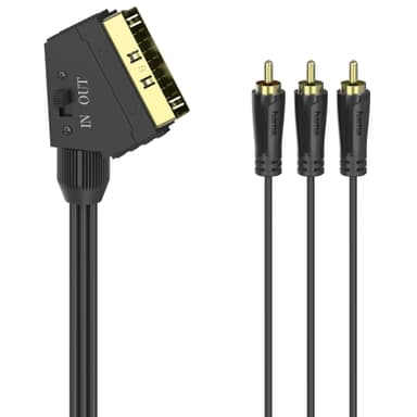 Hama video Scart - 3 x RCA-kabel (1,5 m)