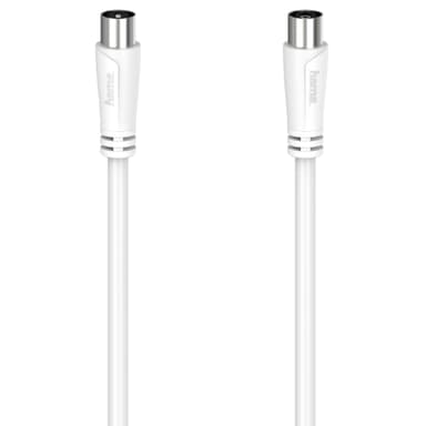 Hama koaksial antennekabel 90 dB (15 m/hvit)