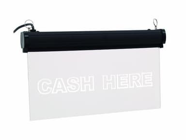 Eurolite cash here sign rgb
