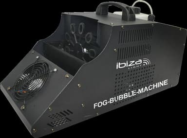 Ibiza 3-in-1 bubble and fogmachine