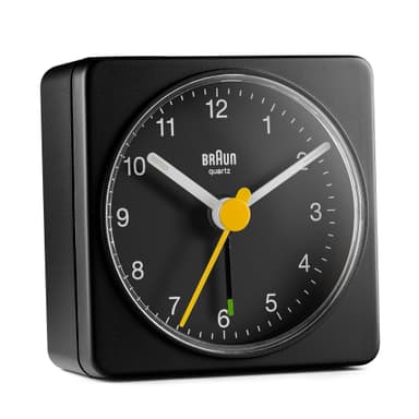Braun klassisk analog vekkerklokke