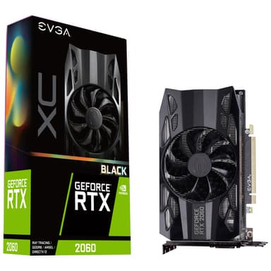 EVGA GeForce RTX 2060  XC Black Gaming grafikkort 6G