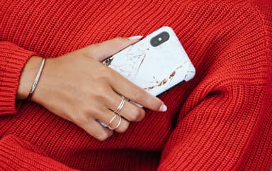 iDeal fashiondeksel til iPhone X/Xs (Carrara gull)