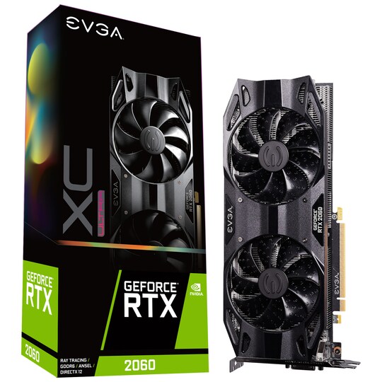 EVGA GeForce RTX 2060  XC Ultra Gaming grafikkort 6G