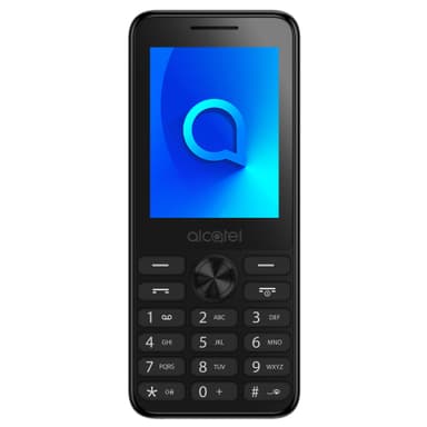 Alcatel 20.03 mobiltelefon (mørk grå)