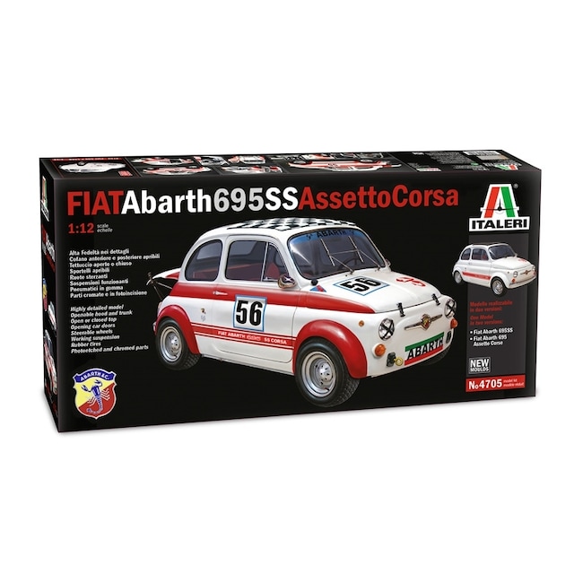 ITALERI 1:12 - Fiat Abarth 695SS/Assetto Corsa