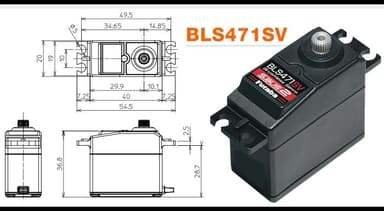 Futaba BLS471SV Brushless Digital 13.8kg/0.07sek