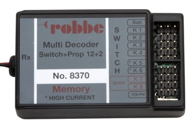 Futaba multiswitch prop. 12+2 decoder Elkjøp