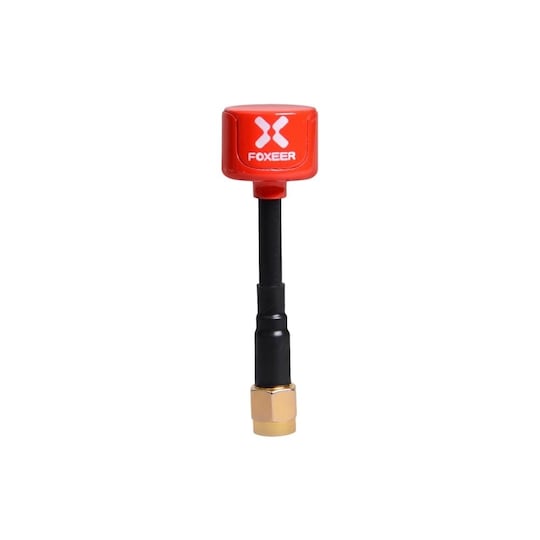 Foxeer lollipop 5.8ghz lhcp antenna sma red 2st