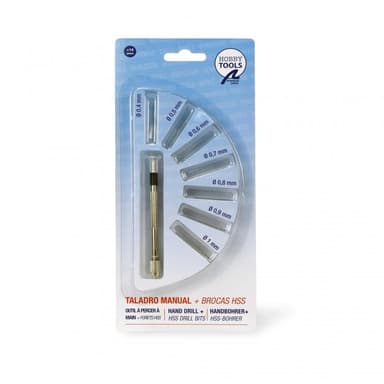 Artesania Latina - Mini Hånddrill + 7 Bor