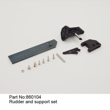 Jw860104 rudder and support set