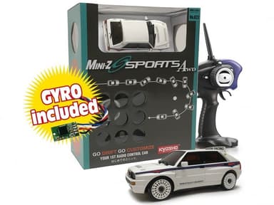 Kyosho mini-z awd lancia delta rally med gyro