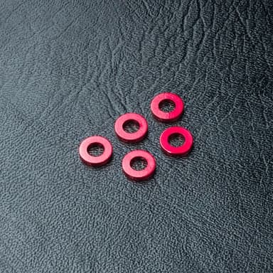 MST-820026R Alum. spacer 3X5.5X1.0 (red) (5)