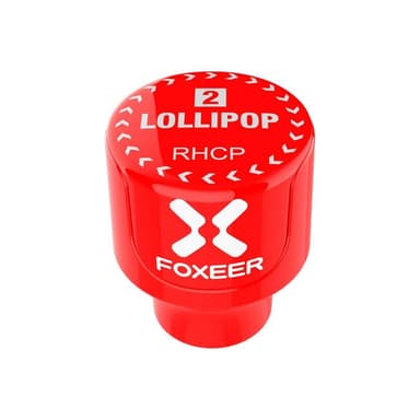 Foxeer lollipop v2 stubby rhcp sma red 2stk