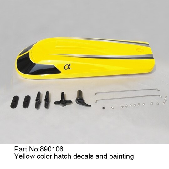Jw890106 yellow hatch with decals and painting