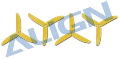 Mp05033et 5040 3-blade propeller - yellow 4pcs