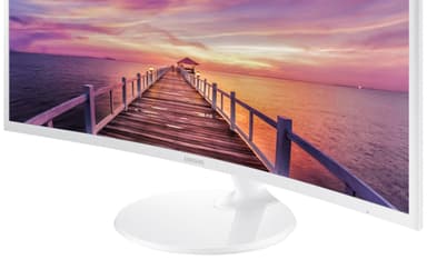 Samsung C32F391 32" buet skjerm (hvit)