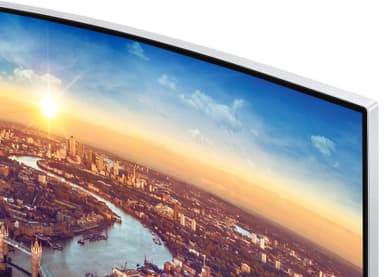 Samsung Curved C34J791 34" skjerm (sølv/hvit)