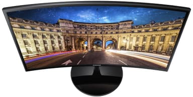 Samsung C27F390 27" buet skjerm (sort)