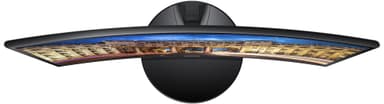 Samsung C27F390 27" buet skjerm (sort)