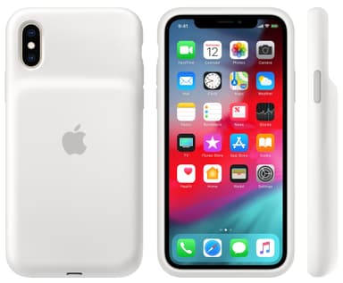 iPhone Xs Smart Battery Case (hvit)