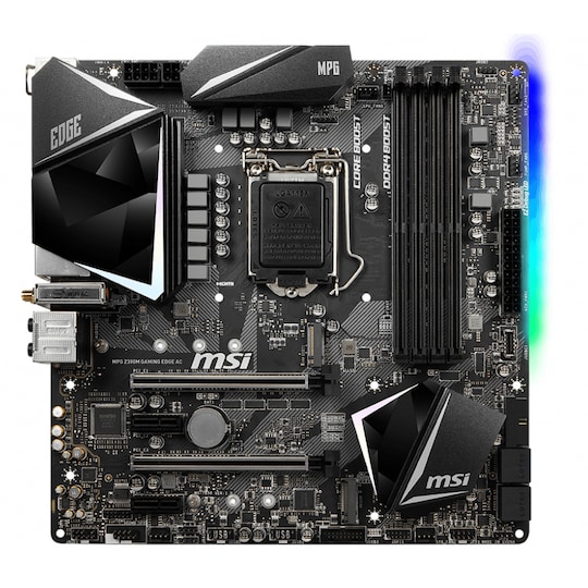 MSI MPG Z390M Gaming Edge AC hovedkort