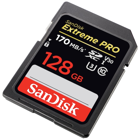 SanDisk SDXC Extreme Pro 128 GB minnekort