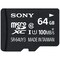 Sony Mikro SD minnekort 64 GB + adapter