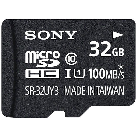 Sony Mikro SD minnekort 32 GB + adapter
