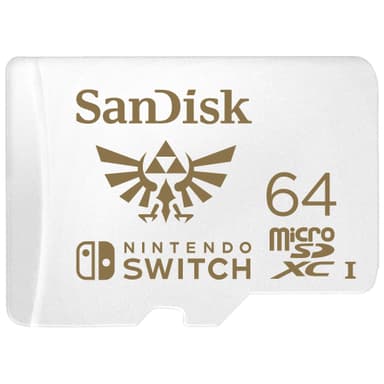 Sandisk Microsdxc Minnekort Til Nintendo Switch - 64gb