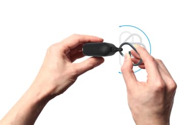 Elago AirPods vanntett deksel (sort)