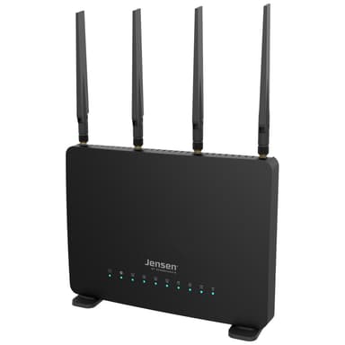 Jensen Lynx 9000 WiFi-router (sort)