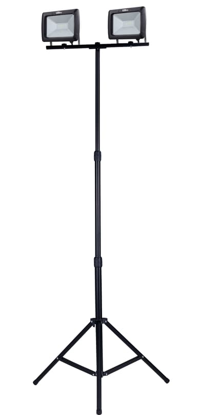 Arbeidslys led med stativ 2x20w, 230v