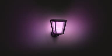 Philips Hue Econic WACA vegglanterne (sort)