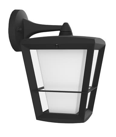 Philips Hue Econic WACA vegglanterne (sort)